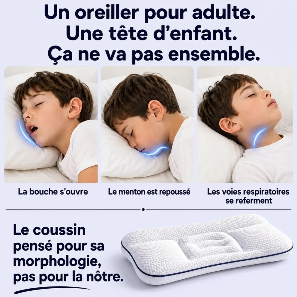Noctimo - l'Oreiller Postural Enfant