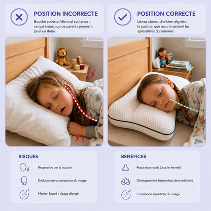 Noctimo - l'Oreiller Postural Enfant